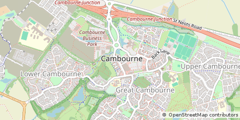 Map of Cambridgeshire