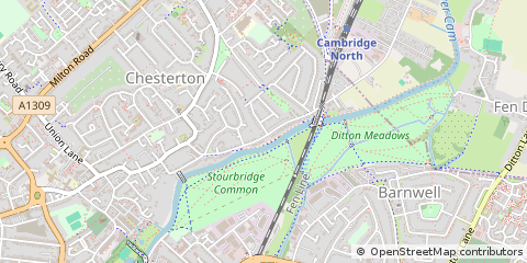 Map of Cambridge