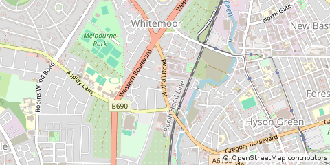 Map of Nottingham