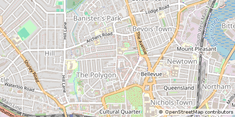Map of Southamton