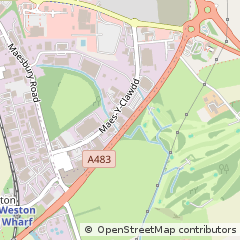 Map of Oswestry, Shropshire
