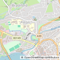 Map of Barnstaple, Devon