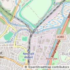 Map of Newton Abbot, Devon