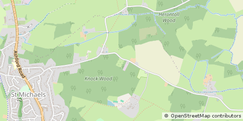 Map of Tenterden, Kent