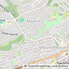 Map of Swansea