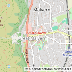Map of Malvern