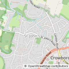 Map of Crowborough