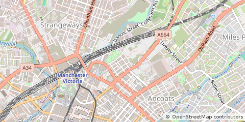 Map of Manchester