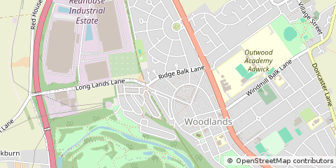 Map of Doncaster