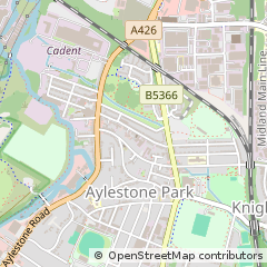 Map of Leicester, Leicestershire