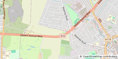 Map of Romford