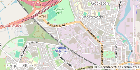 Map of Paisley
