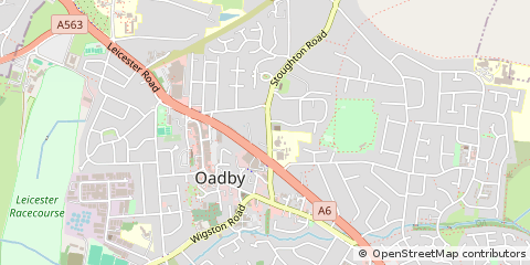 Map of Leicester