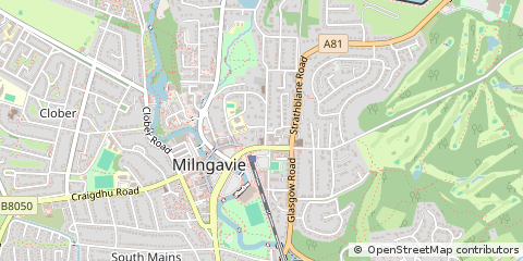 Map of Glasgow