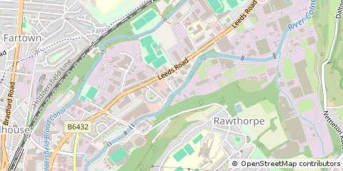 Map of Huddersfield