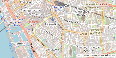 Map of Merseyside