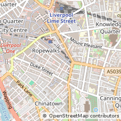 Map of Merseyside
