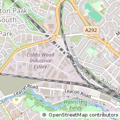 Map of Ashford, Kent