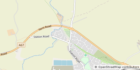 Map of Darlington, County Durham