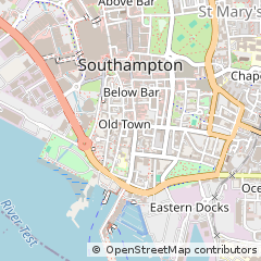 Map of Southampton