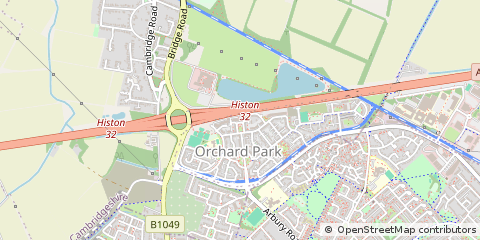 Map of Cambridge, Cambridgeshire