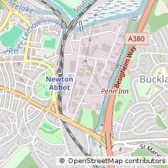 Map of Newton Abbot, Devon