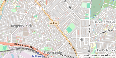 Map of Southampton