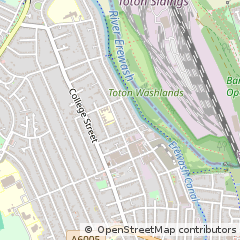 Map of Long Eaton, Nottinghamshire
