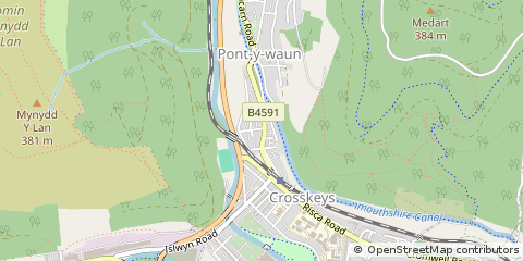 Map of Newport, Gwent
