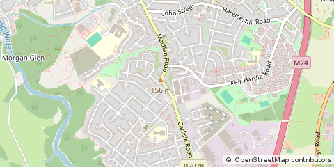 Map of Larkhall