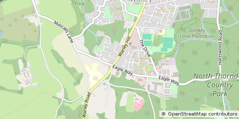 Map of Brentwood, Essex