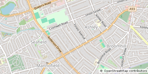 Map of Aberdeen