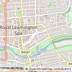Map of Leamington SPA, Warwickshire