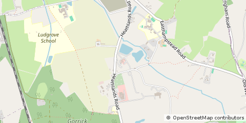 Map of Wokingham, Berkshire