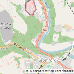 Map of Matlock Bath, Derbyshire