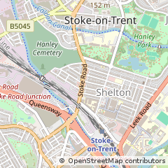 Map of Stoke-on-Trent