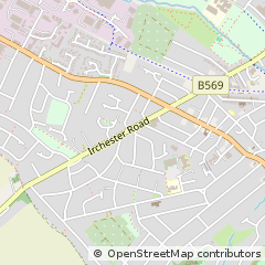 Map of Rushden, Northamptonshire