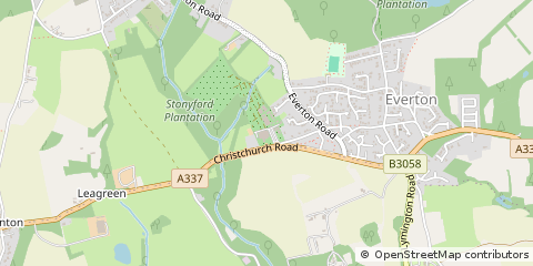 Map of Ferndown, Hampshire