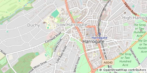 Map of Harrogate