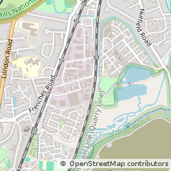 Map of Redhill, Surrey
