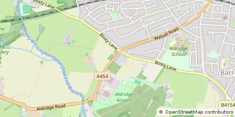 Map of Walsall, West Midlands
