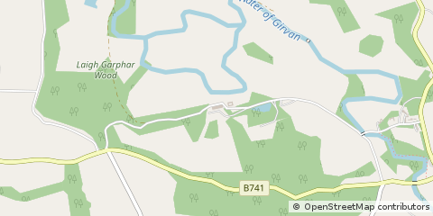 Map of Maybole, Ayrshire