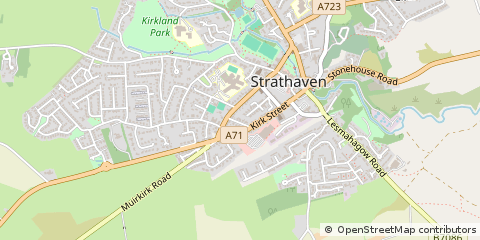 Map of Strathaven
