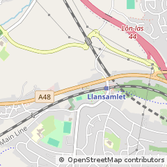 Map of Swansea
