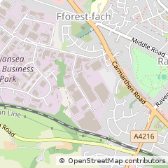 Map of Swansea