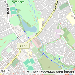 Map of Stoke on Trent, Staffordshire