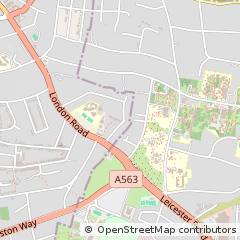 Map of Leicester