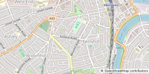 Map of Aberdeen