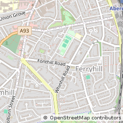 Map of Aberdeen