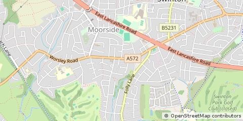 Map of Manchester, Greater Manchester